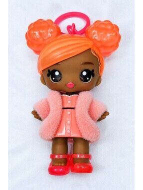 Na! Na! Na! Surprise Mini Doll Orange Hair Pink Fuzzy Coat MGA